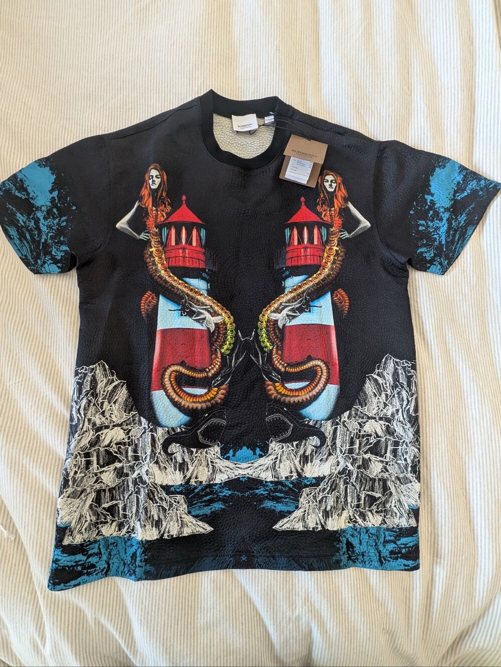 NWT Burberry Shirt From Ricardo Tisci's "In Bloom" 2021 Collection